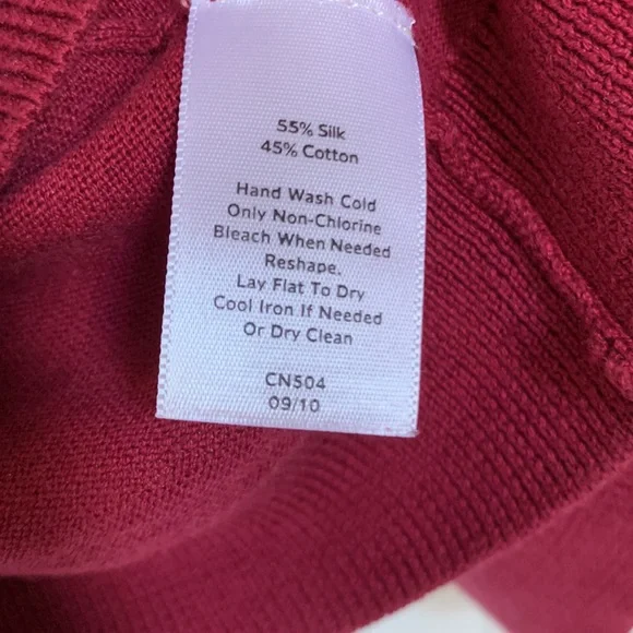 Talbots Ruffle Neck Sweater - Picture 3 of 3